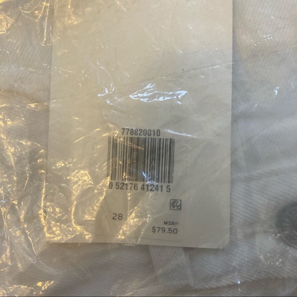 NWT High Rise Deconstructed Skirt in Pearly White - Picture 6 of 7